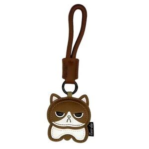 Brown Cat Keychain/Bag Charm, NEW